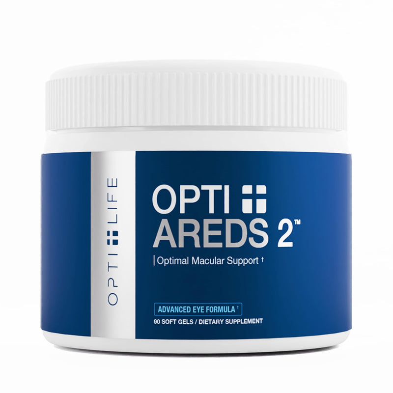 Opti + AREDS 2 Supplements | Vision & Eye Health Supplements for Adults | Includes Lutein, Zeaxanthin, Zinc, and Vitamin C for Macular Support* | 90 Softgels / 45 Servings 90 Count (Pack of 1)