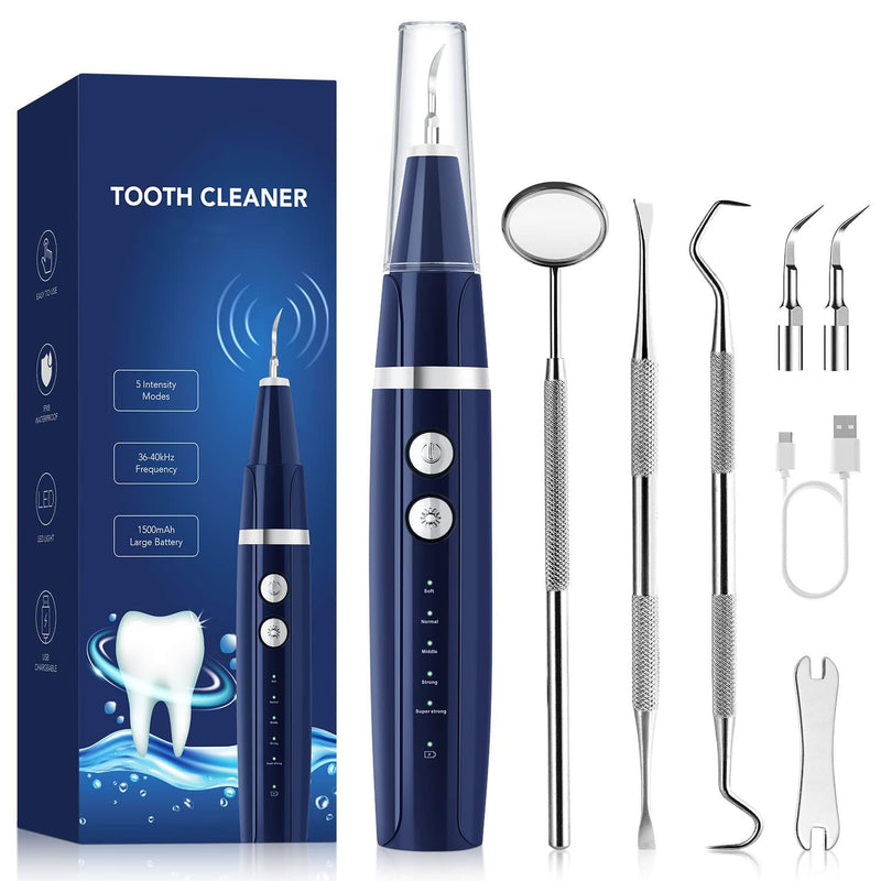 Plaque Remover for Teeth - Tartar Remover for Teeth, Dental Calculus Remover Teeth Cleaning Kit Blue - BeesActive Australia