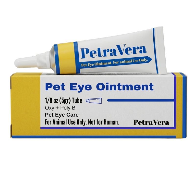 PetraVera Pet Eye Care for Cats, Dogs and All Pet 1/8 oz - 5gr