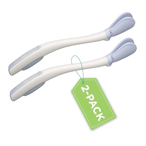 Juvo Toilet Aid (Pack of 2) - Personal Bottom Wiping Tool, Bathroom Mobility Aid for Disabled, Elderly, and Surgery Recovery - 18" Long Wand with Hygienic Cover Original Toilet Aid (Pack of 2)