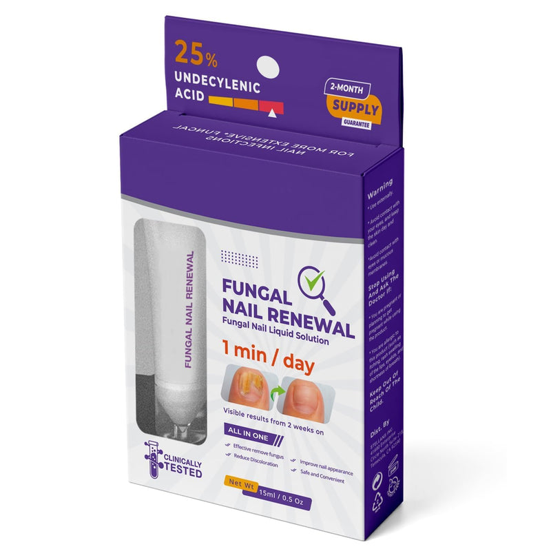 Pureskin Toenail Renewal Solution: Extra Strength Liquid Repair for Thick, Yellow & Discolored Nails