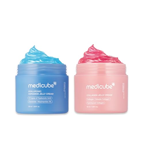 medicube Viral Jelly Cream Duo - Hyaluronic Acid and Collagen Jelly Cream