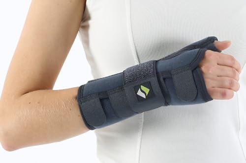 Hand & Wrist Splint with Thumb Support – Orthopedic Brace for Carpal Tunnel, De Quervain & Thumb Stabilization, Universal Size, Right Hand, Black