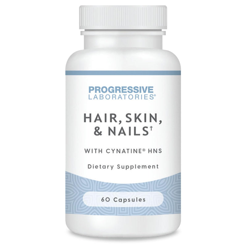 Hair, Skin & Nails Supplement w/ Cynatine HNS & TRAACS Minerals, 60 Caps | Biotin and Collagen Supplements to Support Strong Hair, Healthy Skin & Resilient Nails, Keratin Hair Supplement for Women