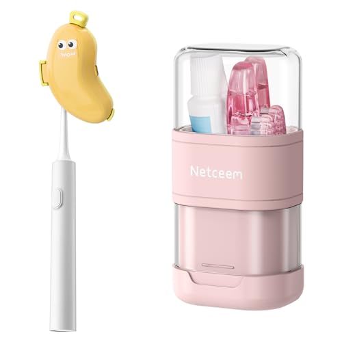 Toothbrush Case Kit Portable Folding Tooth Brush Holder; Toothbrush Case for Travel- Travel Toothpaste Cap Container