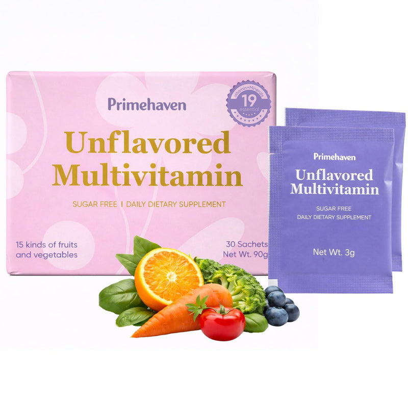 Peehss Vitamin Powder - Unflavored Multivitamin, with 19 Vitamins & Minerals, Fruit & Veggie Blend, Sugar-Free, 30 Stick Packs 1