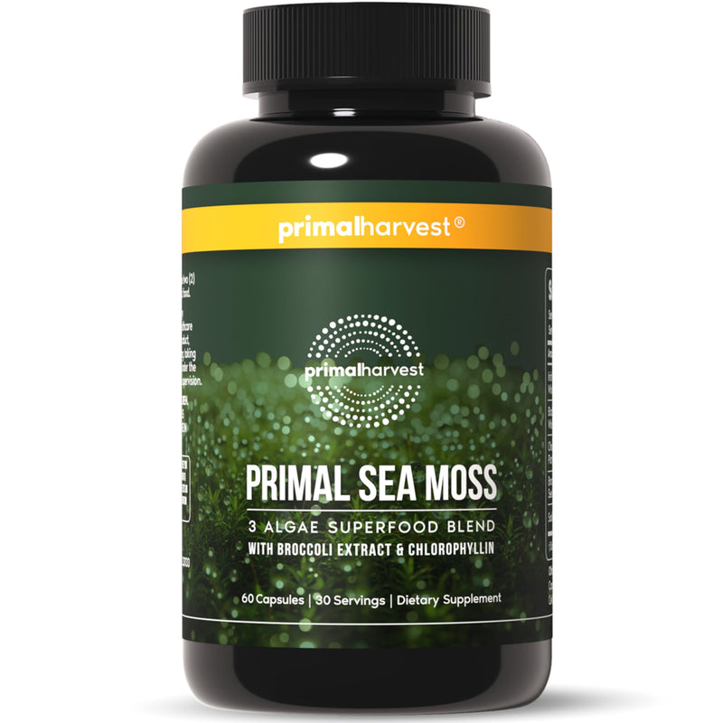 Primal Harvest Sea Moss – Daily Vegan Supplement, Dairy & Soy Free