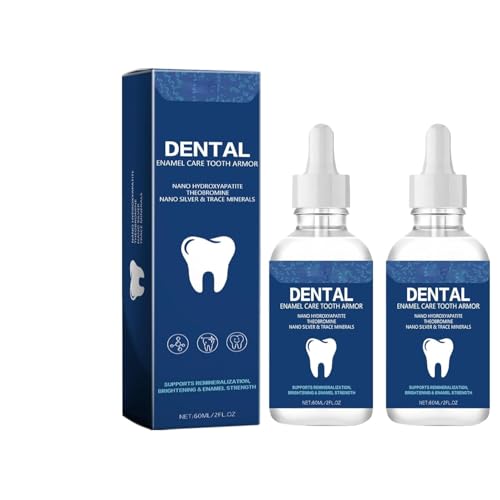 Dental Enamel Care Tooth Armor| Nano Hydroxyapatite Complex| Enamel Support Oral Care Drops,60ml (2) 2