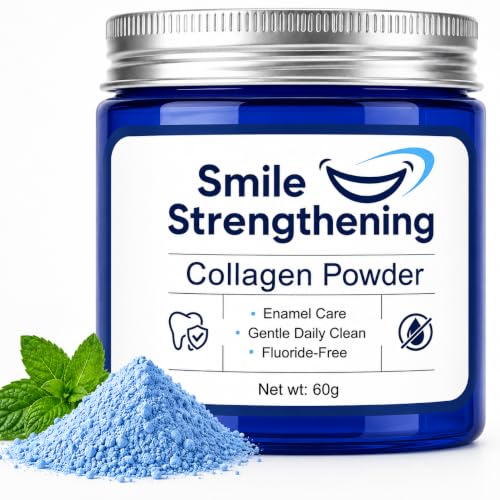 Collagen Tooth Powder, 60 g, Nano-Hydroxyapatite Gum Care 2 Ounce (Pack of 1)