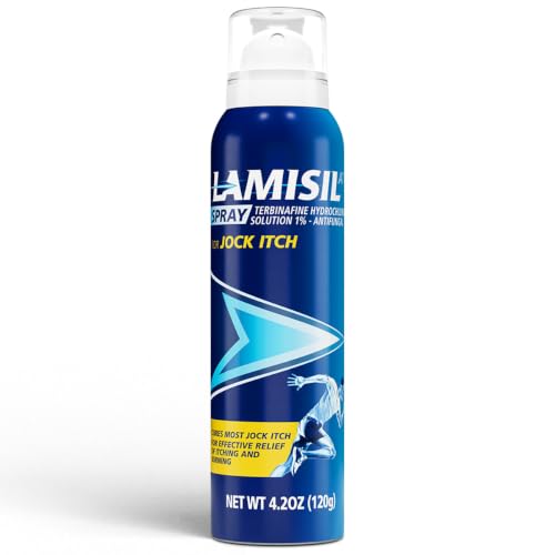 Lamisil Jock Itch Antifungal Spray, 1 Week Treatment Terbinafine, 4.2 Oz