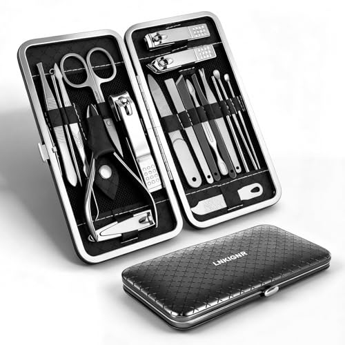 Professional Nail Clippers for Women，Travel Manicure Kit for Men，Nail Clipper Set Care Kit for Beginners with Everything
