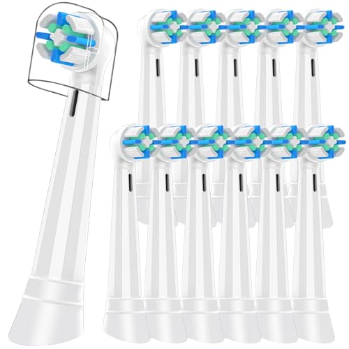 12 Pcs IO Refills Heads Compatible with Oral B IO 2/3/4/5/6/7/8/9/10/Deep Clean Electric Toothbrush, Replacement Heads Compatible with Oral B IO (White) White 12 Count (Pack of 1)