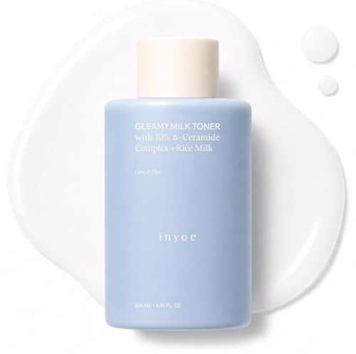 Gleamy Milk Toner with 10% 6-Ceramide Complex + Rice, 6.76 fl oz