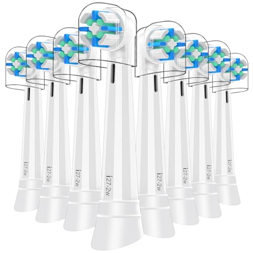 Replacement Heads Compatible with Oral B iO 3 4 5 6 7 8 9 10 Series Electric Toothbrush,Toothbrush Heads Compatible with Braun Oral B iO Replacement Heads with Medium Bristles,White