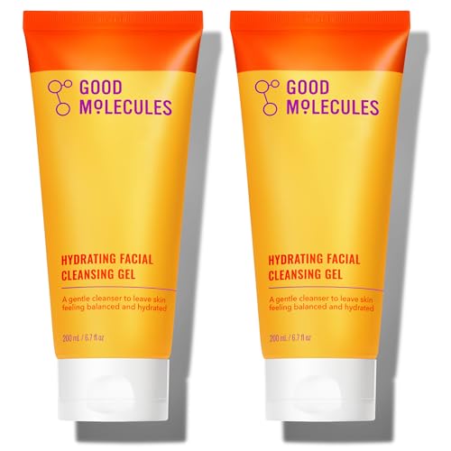 Good Molecules Hydrating Facial Cleansing Gel, Gentle Face Wash, Pack of 2 6.7 Fl Oz (Pack of 2)