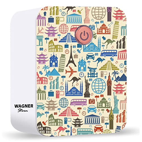 Wagner & Stern UV Toothbrush Sanitizer. Rechargeable Battery, 3D Design, Compatible with All Brush Heads. Multicolor