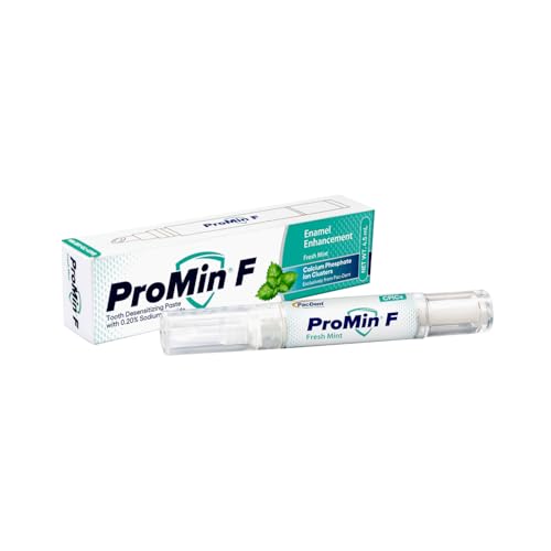 Pac-Dent ProMin F Tooth Desensitizing Paste Pen with 0.20% Sodium Fluoride & CPIC Technology - Reduces Sensitivity via Remineralization & Tubule Occlusion, Works Fast to Reduce Sensitivity Pen with Sodium Fluorid