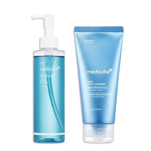 medicube Double Cleansing Duo - Zero Pore Cleansing Oil, Zero Foam Cleanser