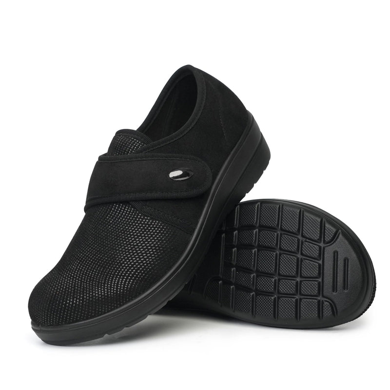 Ortho+rest Women Comfortable Walking Shoes for Bunion Feet 8 Black