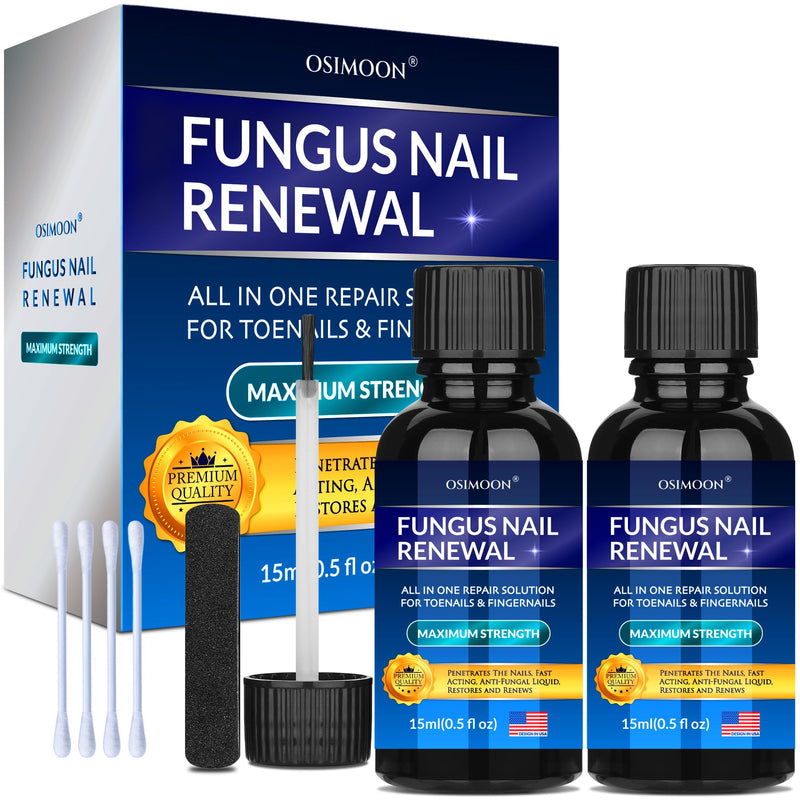Advanced Toenail Fungus Treatment – Helps Reduce Thick, Yellow Nails & Maintain Healthier Toenails Over Time, Toe Nail Fungus Treatment Extra Strength 2pcs x15ml. Unsented - BeesActive Australia