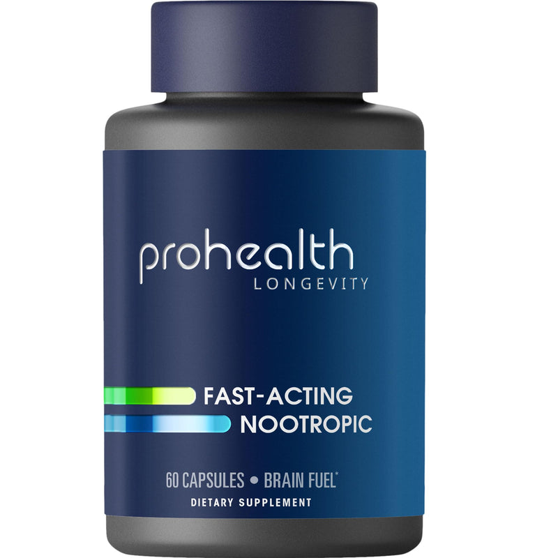 ProHealth Fast-Acting Nootropic, Brain Support (60 Capsules)