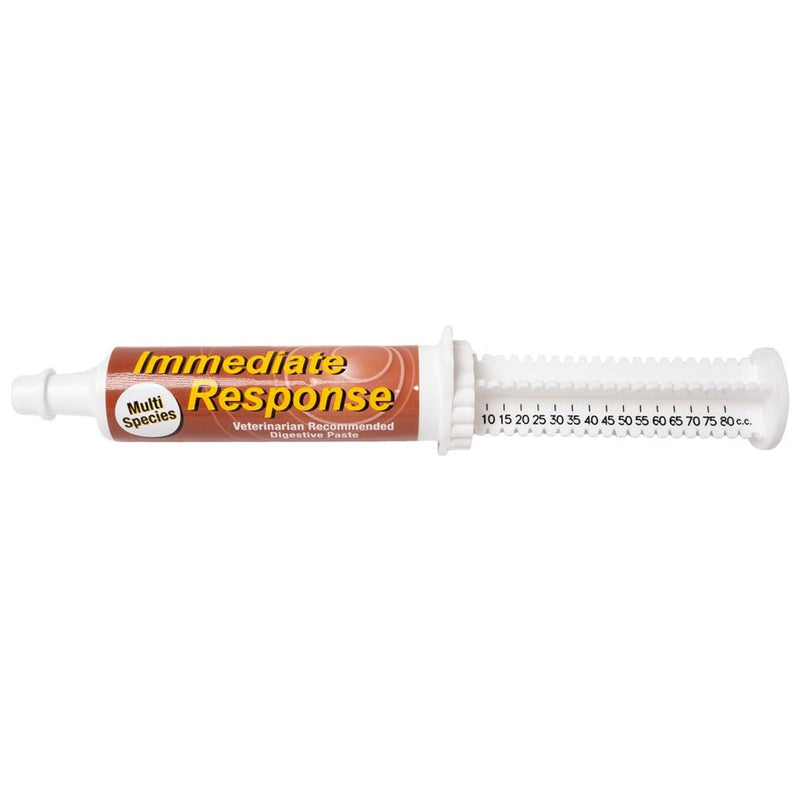 Immediate Response for Large Animals – Digestive Support Paste for Diarrhea, Scours & Gut Stress – Multi-Species First Aid Formula – 80ml Tube Horse and large animals 80 ml