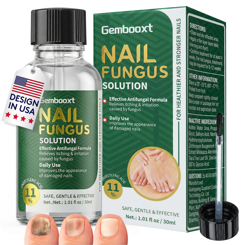 Toenail Fungus Treatment Extra Strength with Undecylenic Acid & Tea Tree Oil, Nail Fungus Treatment for Toenail & Fingernails, Antifungal Nail Repair for Damaged Nails & Thick Toenails-30ml