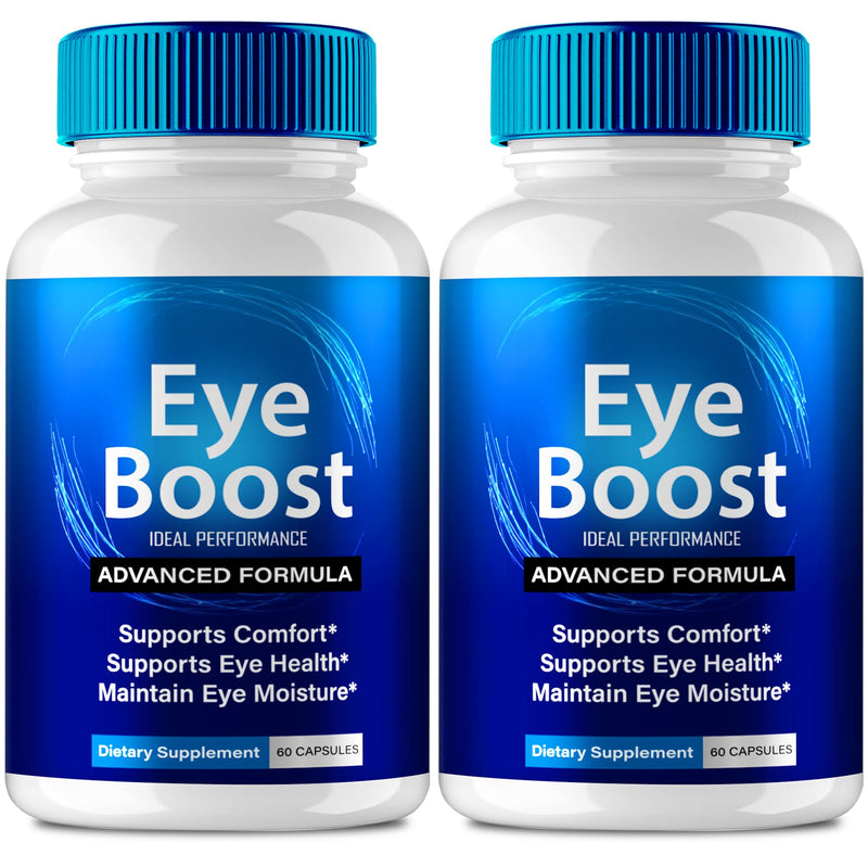 Eye Boost Capsules, Official Eye Boost Health Supplement Pills - Maximum Strength, All Natural Visual Wellness & Crystal Clear View, Premium EyeBoost Advanced Support Reviews (2 Pack)