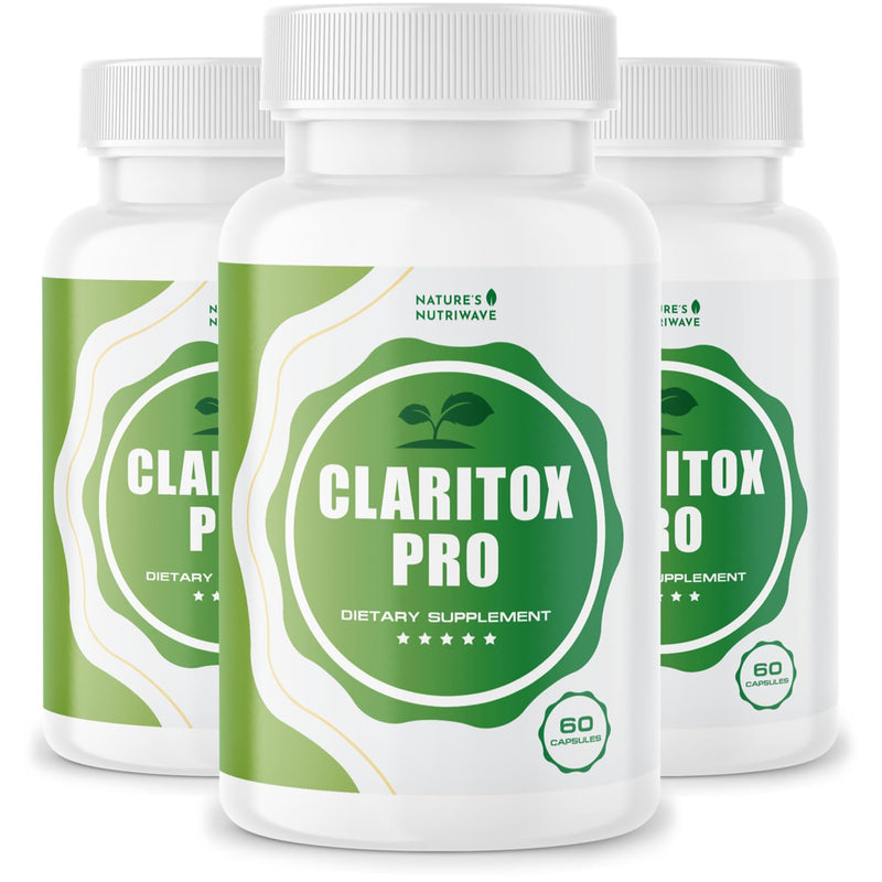 Claritox – Zinc, Chromium, ALA & Green Tea – 60 Ct, 3 Month Supply | Also includes Resveratrol & botanicals with Zinc, Chromium, ALA & Green Tea | Non-GMO, Stimulant-Free 60 Count (Pack of 3)