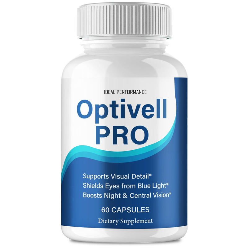 Optivell Eye Capsules, Optivell Pills Supplement - Maximum Strength, All Natural Visual Wellness and Crystal Clear View, Advanced Formula Optivell Vision Support Reviews (60 Capsules)