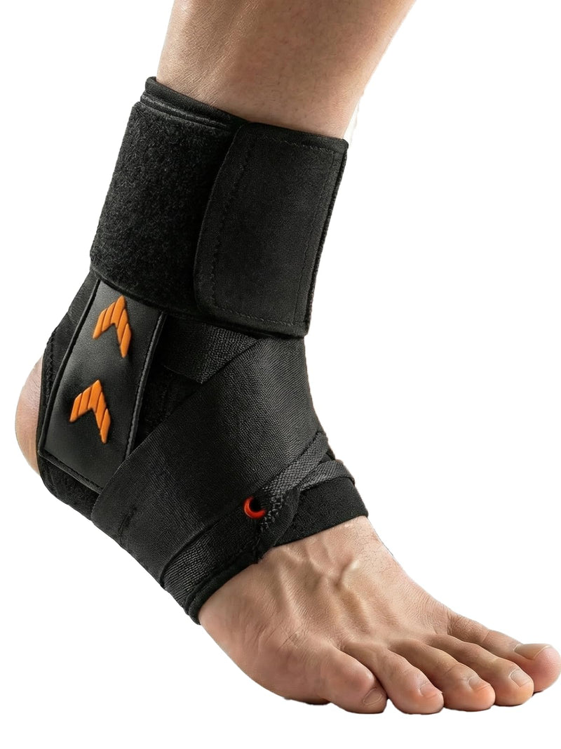 3D Wrap Stability Ankle Brace for Men and Women, Quick-Adjust Figure 8 Ankle Support Brace, Lightweight In-Shoe Lace Up Ankle Stabilizer with Side Pads for Basketball, Volleyball, Sports (L) Large - BeesActive Australia