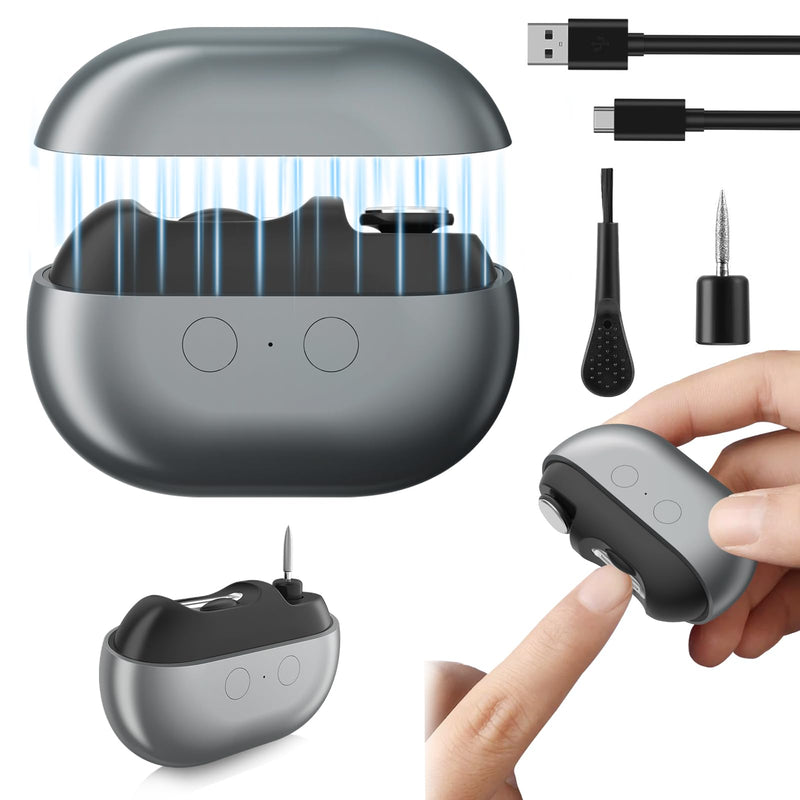 Electric Nail Clipper, Automatic Nail Clipper 2 Speed Settings with LED Light Smart 3-in-1 Nail Trimmer USB Charging Electric Toenail Clippers, for Children, Adults, and the Elderly - BeesActive Australia
