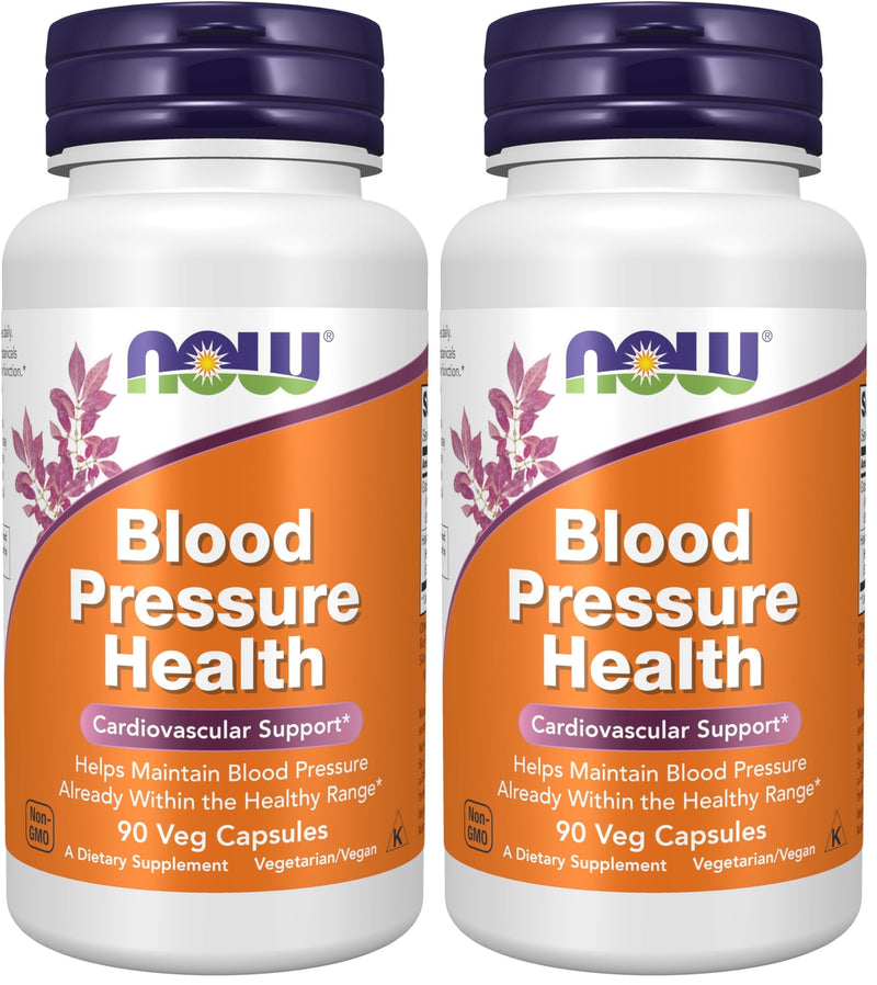 Now Supplements,Blood Pressure Health with MegaNatural®-BP™,Cardiovascular Support*,90 Veg Capsules,(Pack of 2) 90 Count (Pack of 2)