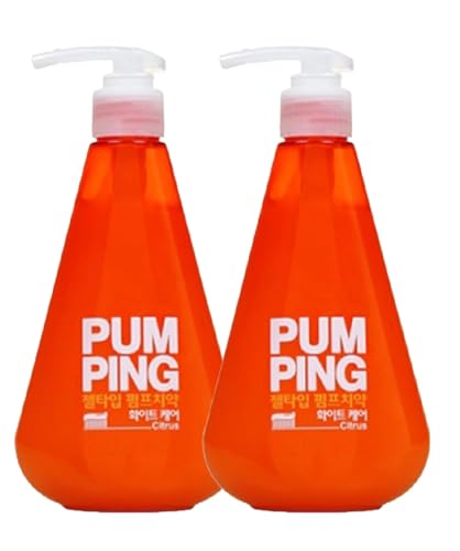 Pumping Toothpaste, Citrus Flavor – 10.05 oz (285g) x 2 Pack