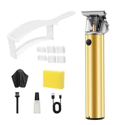 NebulaBloom Cordless Hair Clipper Kit - Rechargeable Trimmer with Self Fading Comb for Men, Women & Kids | Beard & Hair Cutting Tools Set for Home Use