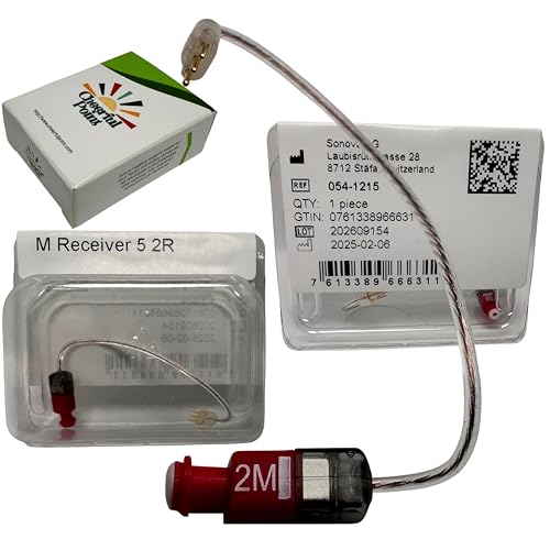 Phonak 5.0 Receiver – M Size – Level 2 – Right Ear (R) – (054-1215) – 3 Pin – Compatible with Lumity, Paradise, Marvel RIC Hearing Aids – Original Phonak Replacement 054-1215