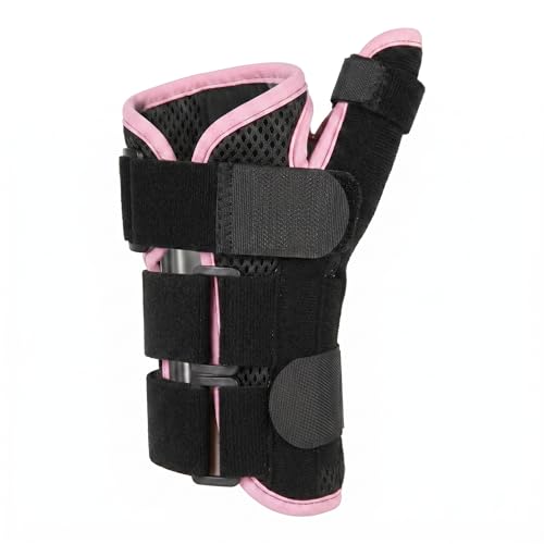 Thumb Support, Wrist and Thumb Brace, Adjustable Thumb Stabilizer Splint for Tendonitis, Arthritis, Sprain Pain Relief, Universal Fit for Hand（ Left/S）