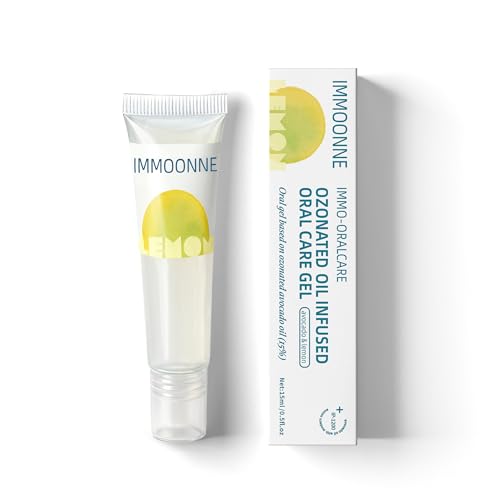 Immo Ozonated Oil Infused Oral Care Gel for Teeth & Gums, 0.5 fl oz