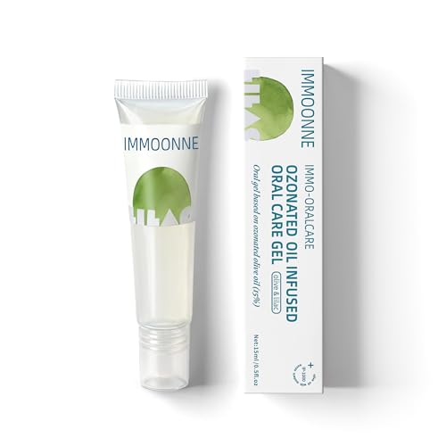 Immo Ozonated Oil Oral Care Gel for Teeth and Gums, 0.5 fl oz