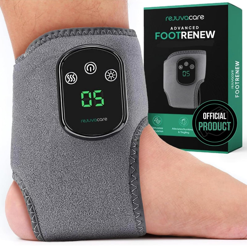 Rejuvacare Foot Renew Triple Method Massager for Home Use - The Official 2026 - Relaxation Support for Foot and Ankles - 1 Piece