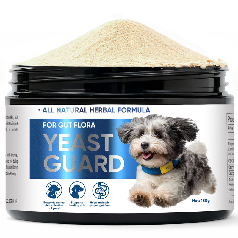 Yeast Infection Treatment for Dogs - Soothing Ear & Skin Relief for Itch & Inflammation, Natural Dog Allergy Support