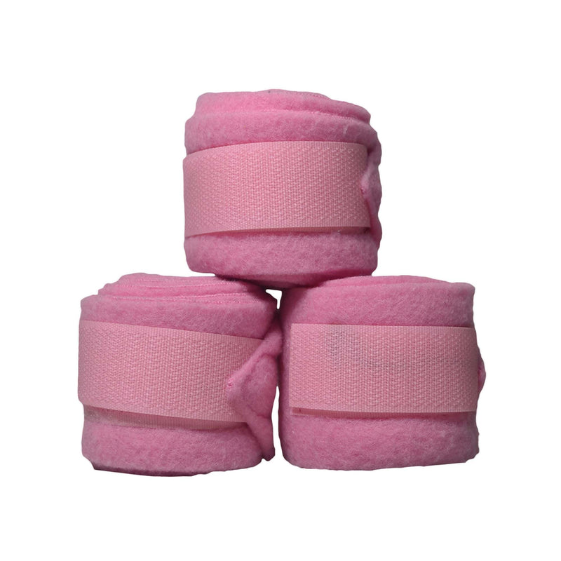 SIE Premium Dog Bandage Wrap, Soft Fleece Pet Leg Wrap with Adjustable Velcro, 42 Inch x 2 Inch Reusable Dog Support Bandage for Paw, Leg, Joint, Wound & Injury Protection (Baby Pink) Baby Pink