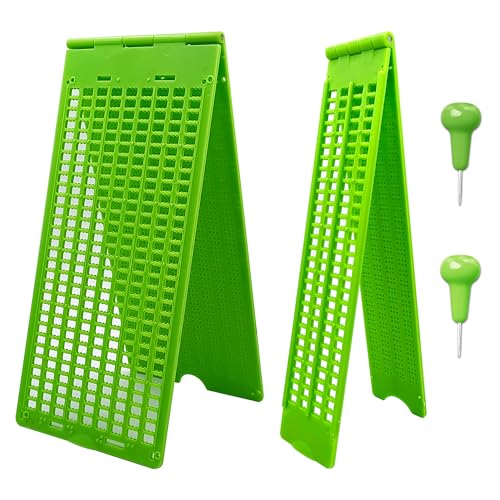 Braille Writing Slate 4-Line 28-Cell & 9-Line 30-Cell with Styluses 2 Sizes