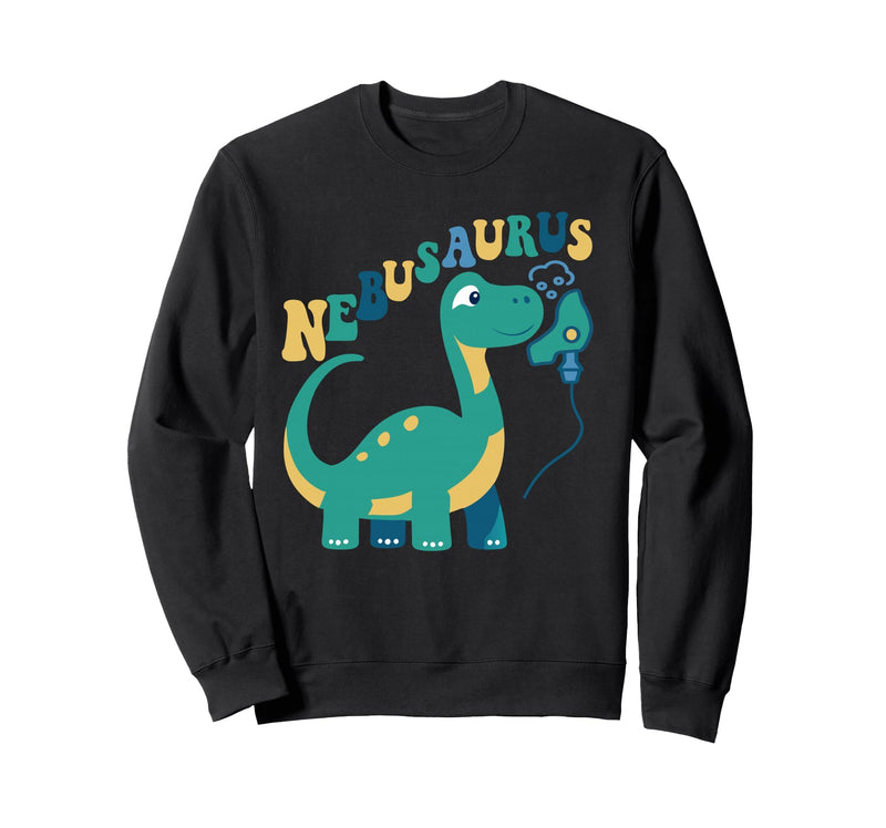 Pediatric Respiratory Therapist Peds PRT Nebulizer Asthma Sweatshirt Adult Unisex Black Medium - BeesActive Australia
