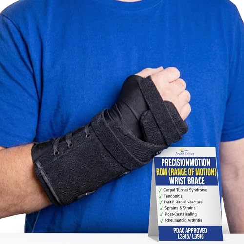 Brace Direct PrecisionMotion ROM Wrist Brace - Carpal Tunnel, Tendonitis