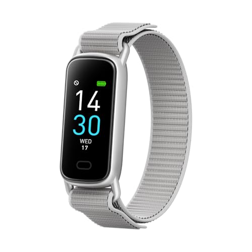 Lightweight Activity & Fitness Tracker with Subscription-Free App Control, AI Sleep Insights, 24/7 Heart Rate & Blood Oxygen Tracking, 16 Sport Modes, Waterproof Smart Watch for Men & Women Silver