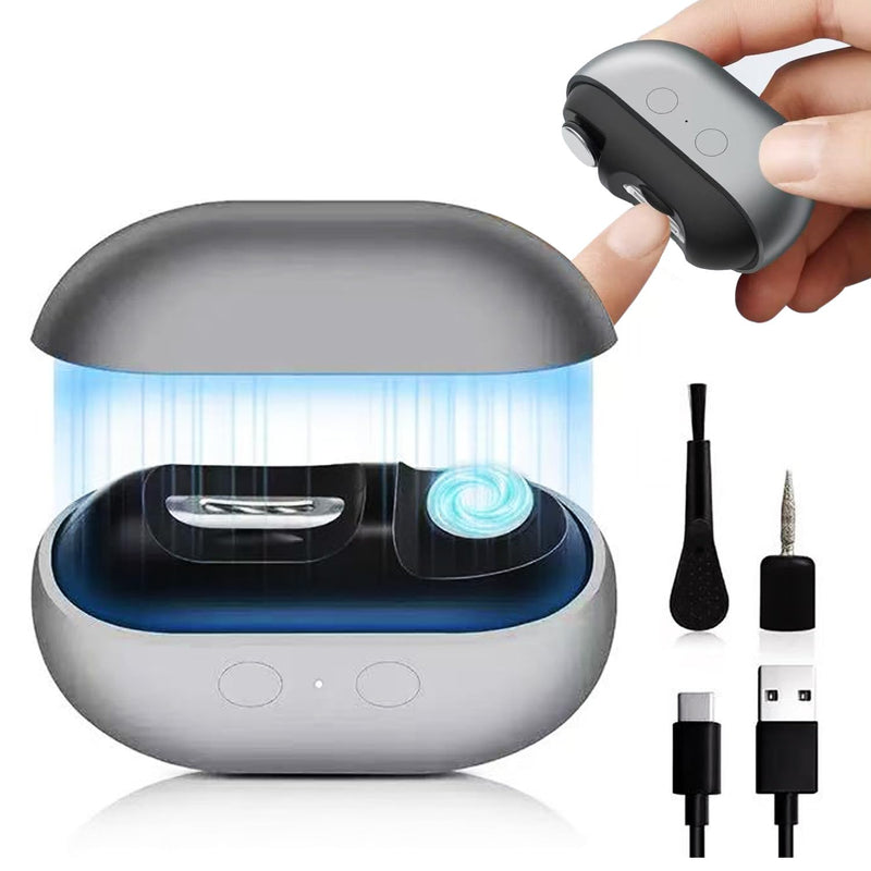Electric Nail Clippers for Seniors 2026 New– 3-in-1 Smart Electric Toenail Clipper with Polishing & LED Light, 2 Adjustable Speeds for Adults & Baby
