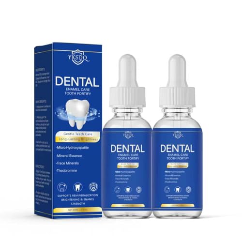 Advanced Enamel Repair Liquid to Support Repair & Remineralization, ProtectionTeeth and Helps Shield Against Early Cavities, Transparent Daily Dental Care Solution (2 Pack) 2 Fl Oz (Pack of 2)