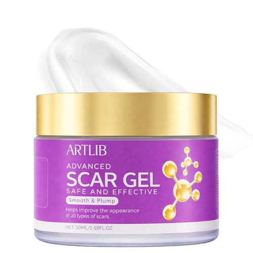 Scar Cream,Silicone Scar Gel,Helps Reduce Surgical Scars,Acne,Burn,Keloids Bump,Stretch Marks, Advanced Scar Removal Cream for Old and New Scars(1.69oz) 1.69 Ounce