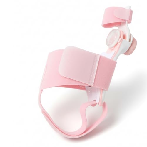 Bunion Corrector for Women Big Toe - US Patent 3 Precision Angles (0°/7.5°/15°) Adjustable Toe Straightener & Bunion Splint Brace with Extra Straps & Toe Separator, Fits Left & Right Foot, Medium, Pink 1 PCS